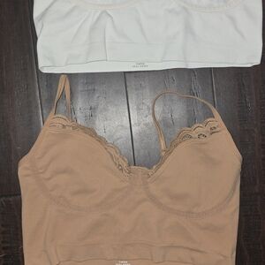 Aerie Seamless Corset Tank Top lot of 2